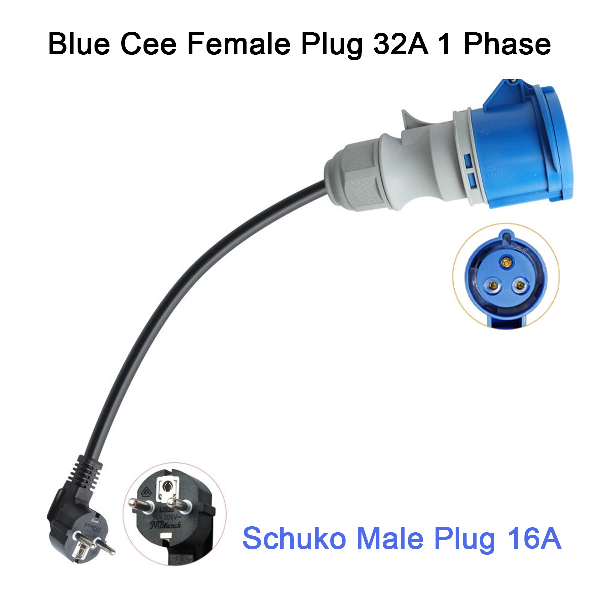 NTO Blue CEE Female Power Plug - Ev Charger Adapter review and price