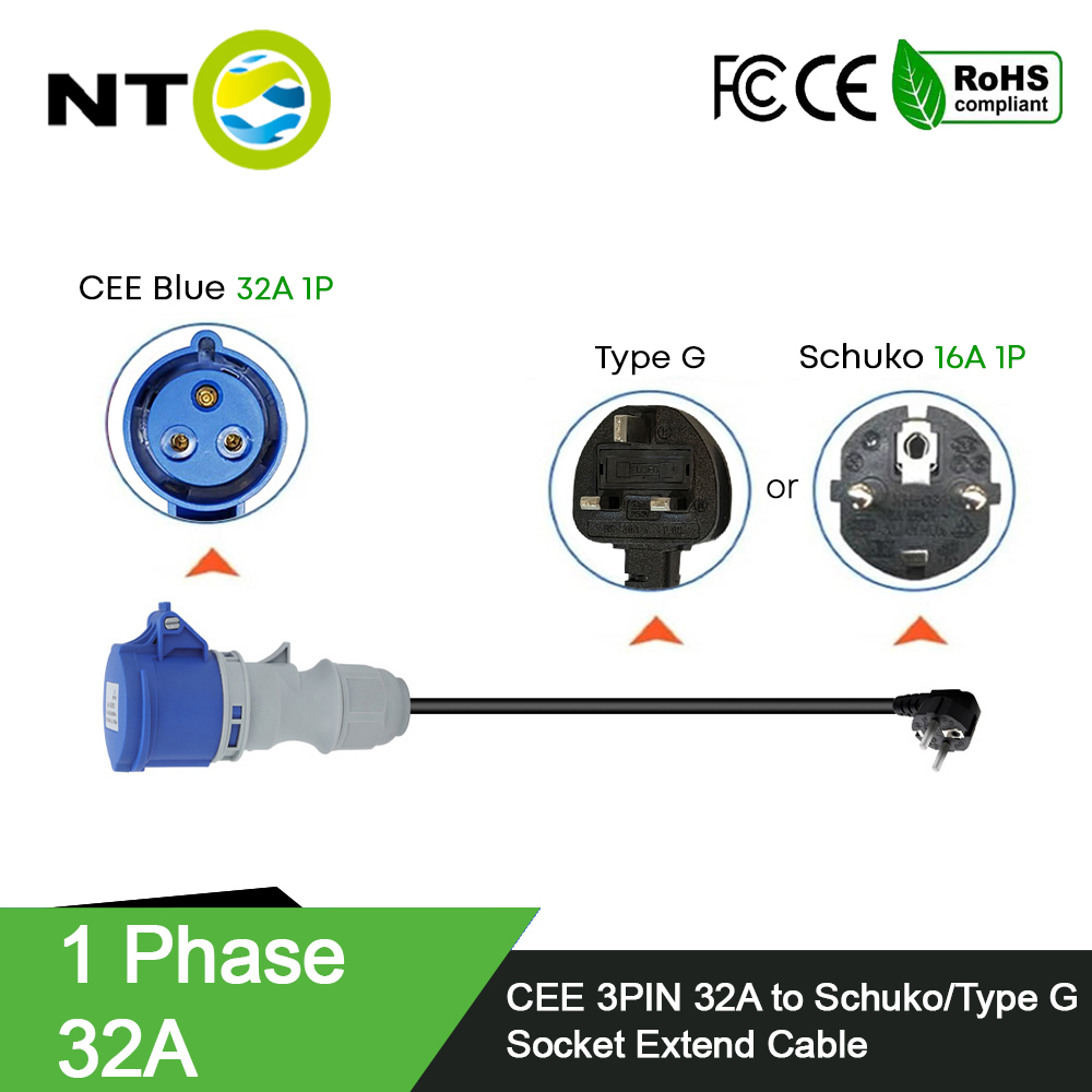 NTO Blue CEE Female Power Plug - Ev Charger Adapter review and price
