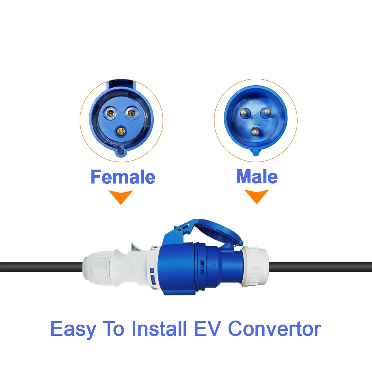 NTO Blue CEE Female Power Plug - Ev Charger Adapter review and price