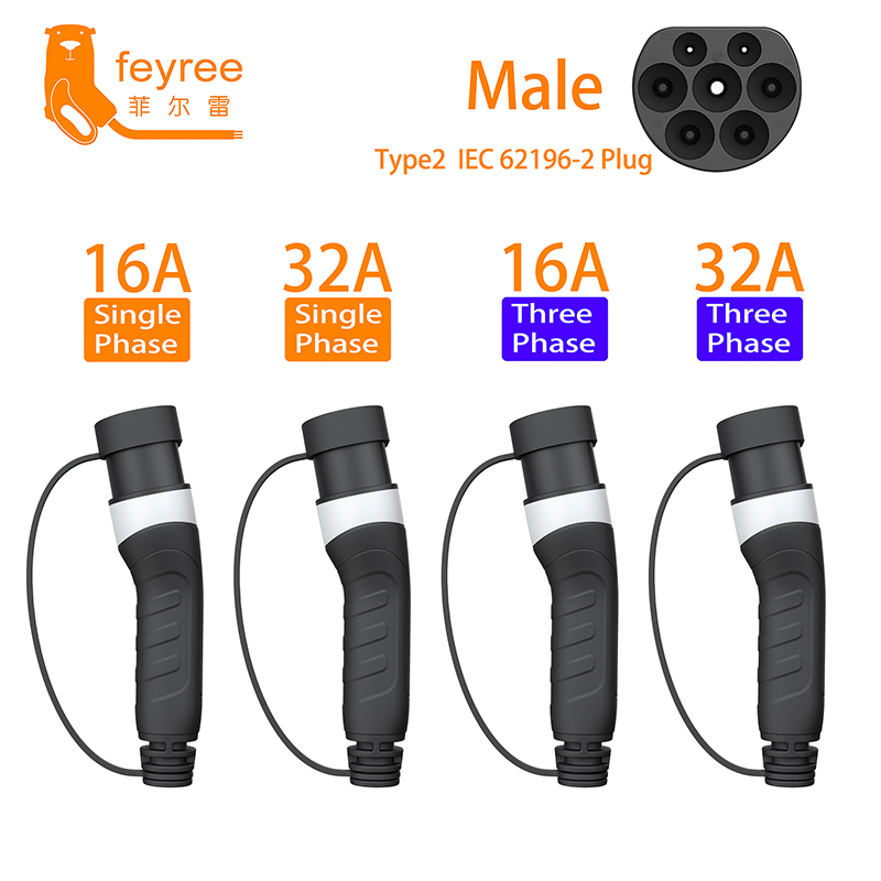 feyree Type2 Male Plug EV Char - Ev Charger Adapter review and price