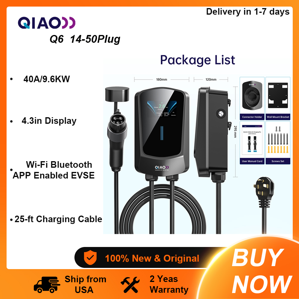 QIAO Level 2 Electric Vehicle  - Ev Charging Cable review and price