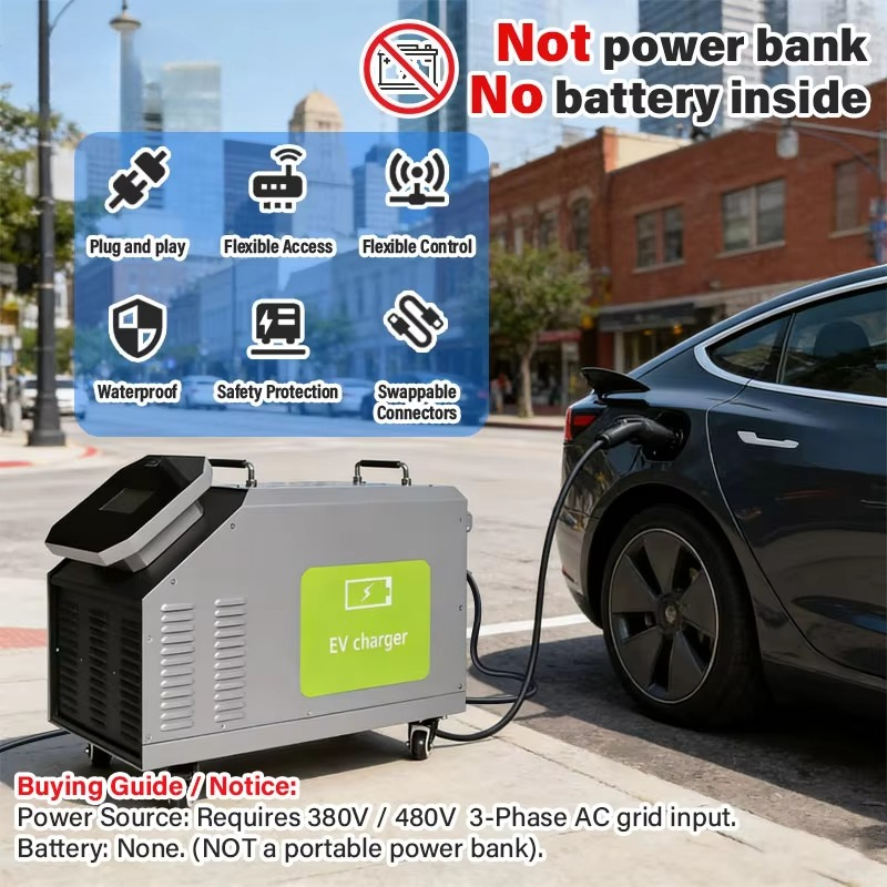 480V 3 Phase AC Power Input 7k - Portable Ev Charger review and price